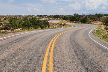 Image showing Winding road