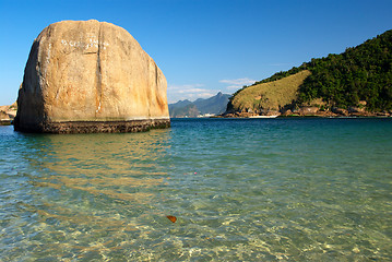 Image showing Crystalline sea beach in Niteroi, Rio de Janeiro, Brazil