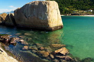 Image showing Crystalline sea beach in Niteroi, Rio de Janeiro, Brazil