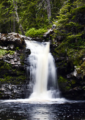 Image showing  Waterfall in Sweden