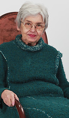 Image showing Portrait of an old woman