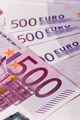 Image showing euro banknotes