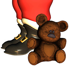 Image showing Santa Claus boots
