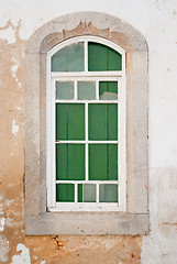 Image showing Old wooden window