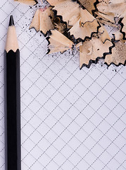 Image showing Black pencil