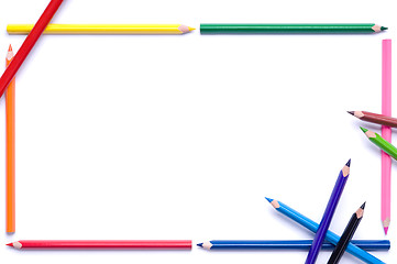 Image showing Pencils frame