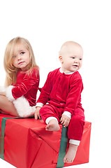 Image showing Christmas babies