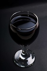 Image showing Glass of wine