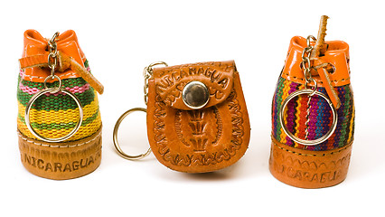 Image showing keychain souvenirs from Nicaragua