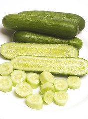 Image showing persian mini cucumbers