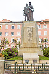 Image showing monument to war dead Bastia Corsica