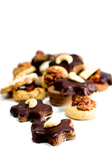 Image showing cookies with chocolate