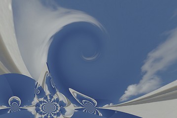 Image showing Blue wave