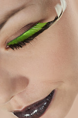 Image showing Eye makeup