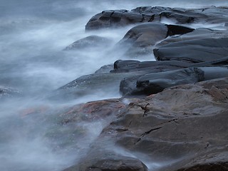 Image showing breaking waves