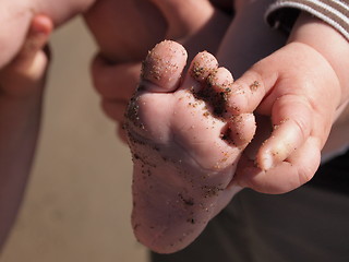 Image showing child's feet