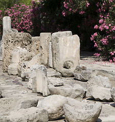 Image showing stone castle artifacts Limassol Castle Cyprus
