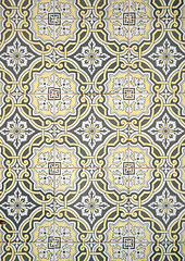 Image showing Traditional Portuguese glazed tiles