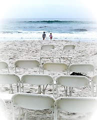 Image showing children on the beach