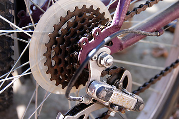 Image showing Rusty gears