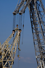 Image showing Port cranes