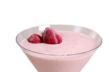 Image showing strawberrydrink