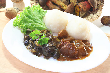 Image showing Venison goulash