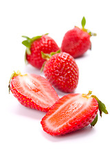 Image showing fresh strawberries 