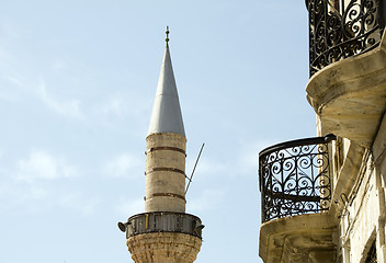 Image showing mosque minaret in Limasol Cyprus