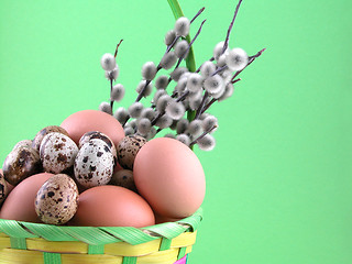 Image showing Easter basket