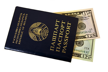 Image showing passport and money