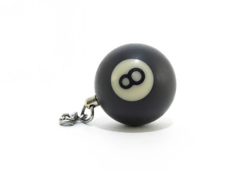 Image showing Eight Ball and Chain