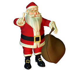 Image showing Attention Santa Claus