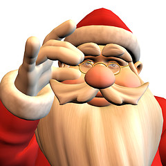 Image showing Santa Claus in pose
