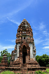 Image showing Wat Phasrirattanamahathat in Lopburi of Thailand