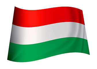 Image showing hungry flag