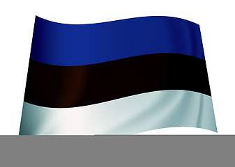 Image showing Estonia flag