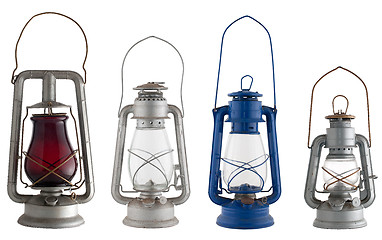 Image showing Old lanterns