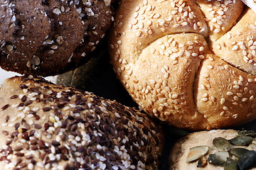 Image showing Assortment of baked bread