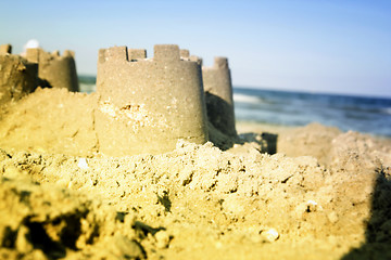 Image showing Sand castle