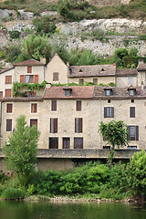 Image showing Houses and Dordogne at Beynac