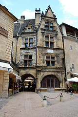 Image showing Tall buildings at Sarlat