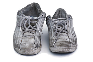 Image showing worn sneakers
