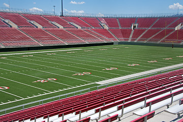 Image showing Empty American Football Stadium