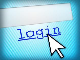 Image showing login