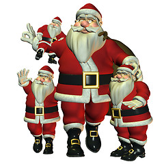 Image showing The merry Santa Claus