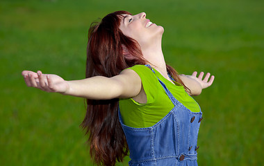 Image showing Happy woman