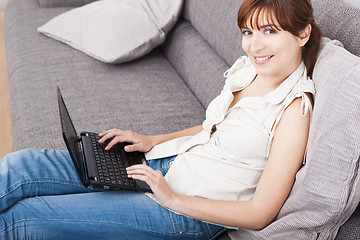 Image showing Working at home