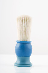 Image showing blue shaving brush
