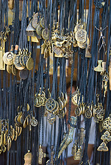 Image showing Variety of charms and amulets